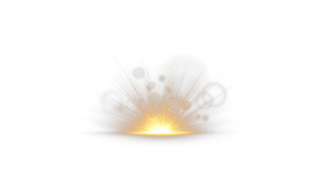 Wall Mural - png lens explosion, spark, spark. glowing bright light explosion effect. crystal the effect of a bri