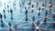 © hazia - Global network connection, people linked.