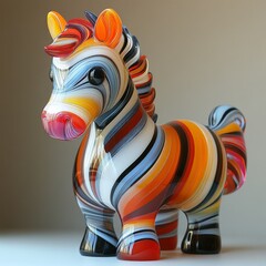 Canvas Print - glass animal figurine