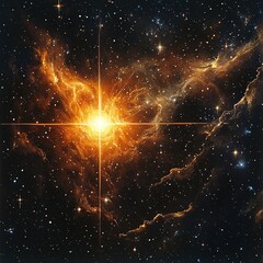 Wall Mural - cosmic explosion event universe astrophotography deep space celestial viewpoint stellar formation fo