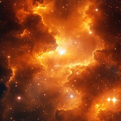 Wall Mural - cosmic explosion of stars and nebulae outer space astrophotography vast universe celestial view stel