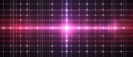 Poster - Abstract Digital Background with Bright Sparkling Lights and Grids Creating a Modern Futuristic Design Ideal for Technology and Science Themes