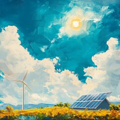 Wall Mural - very sunny day 