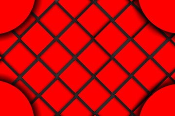 Elegant and luxurious red pattern 3D abstract background
