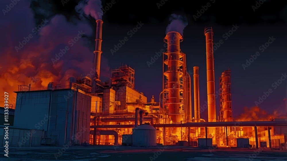 Nuclear Explosion at Factory: Toxic Fallout in Action ,Radioactive ...