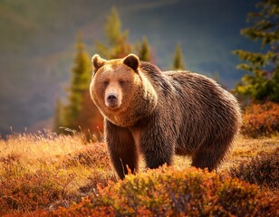brown bear in the wild