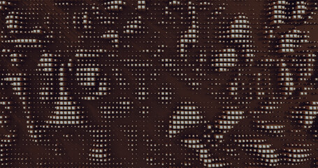 Naklejka na meble Abstract Geometric Pattern Dark Red Black and White Background With Cubes and Spheres