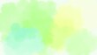 © kumchoo - Pastel Green Yellow Watercolor Background Texture
