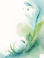 Wall Mural - Abstract background with breeze in spring