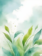 Wall Mural - Abstract background with breeze in spring