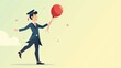 © Sergei - Graduation, school ball, farewell to teachers, free space for text on the side