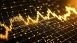 © Umnat - Stock market analysis showcased through a luxurious golden theme.