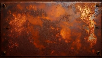 Wall Mural - rusty metal background