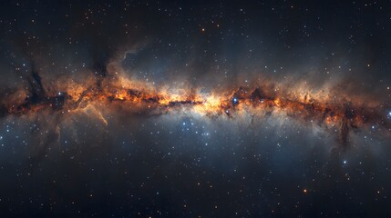 Wall Mural - Celestial Nebula Cosmic Dust Starscape Galaxy
