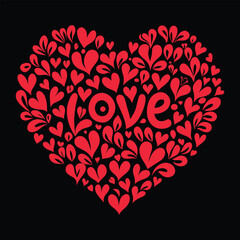  heart with floral ornament