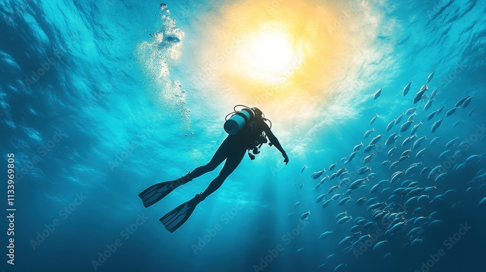 Underwater exploration ocean depths scuba diving guide marine life ...