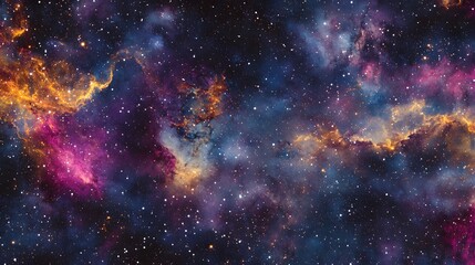 Wall Mural - Cosmic Nebula A Vivid Display Of Celestial Beauty