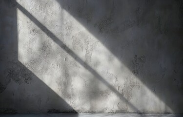 Aufkleber - Light and shadow on a textured wall.