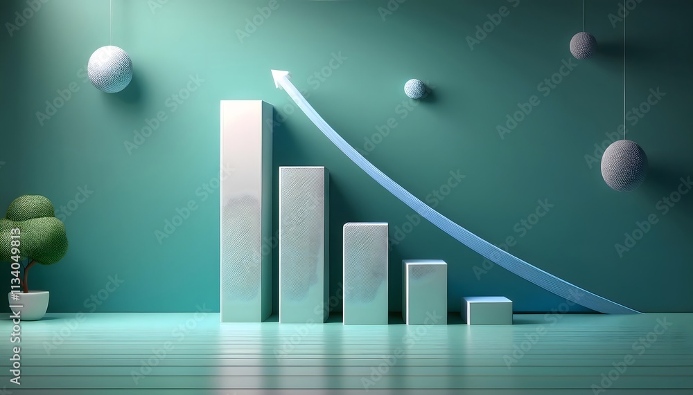 Depression and therapy concepts: Mental health progress chart ...