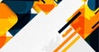 © antishock - Squares, circles and triangles and grainy noisy texture. Vector Illustration For Wallpaper, Banner, Background, Card, Book Illustration, landing page