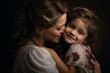 © ckybe - A heartfelt moment between a parent and child is beautifully captured, showcasing their joyful expressions and deep emotional connection in a studio setting.