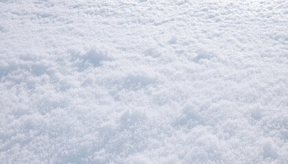 Aufkleber - Fresh untouched snow texture with soft, sparkling white powder crystals glistening in sunlight, smooth winter background for seasonal designs, weather concepts, Christmas themes, and serene visuals