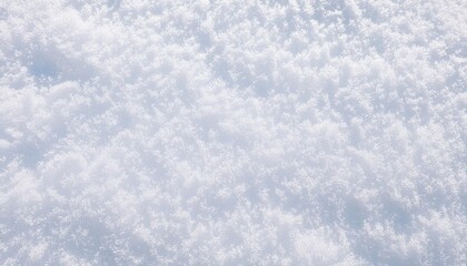 Aufkleber - Fresh untouched snow texture with soft, sparkling white powder crystals glistening in sunlight, smooth winter background for seasonal designs, weather concepts, Christmas themes, and serene visuals