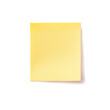 © MicroTee - Yellow post it sticky note isolated on transparent background