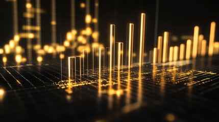 Poster - Golden Data Visualization with Dynamic Graphs and Abstract Patterns