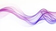 © Plaifah - Abstract Purple Wave Design on Soft White Background