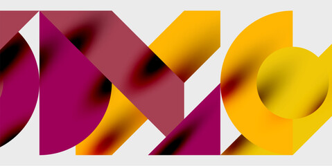 Aufkleber - Vibrant abstract background circles with smooth gradients, creating a dynamic and modern design. Ideal for creative, tech, or contemporary-themed projects