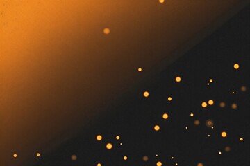 Wall Mural - Vibrant Orange and Black Gradient Background with Textured Grain and Dynamic Light Effects