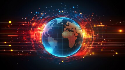 globe and background