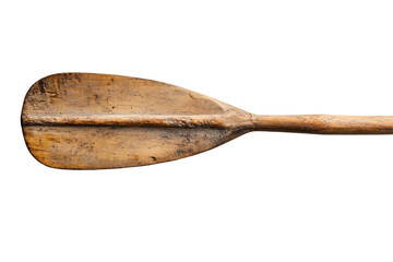 a wooden paddle with a handle