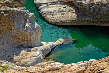 Wall Mural - Wadi Bani Khalid in Oman