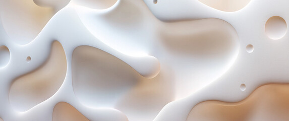 Wall Mural - modern minimalist organic abstract textures in neutral tones