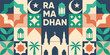 © Yanuar - Islamic background with Ramadan theme for wallpaper design. Poster, media banner. A set of vector illustrations.