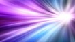 © 海翰 章 - Vibrant neon light rays in purple and blue, representing high-speed space travel, time tunnel, and digital art design concepts.