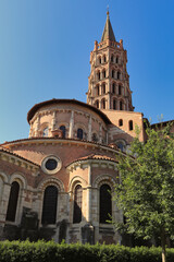 Basilica of San Sernín. Toulouse. France. This is the most emblematic building in the city, and its exteriors hide very photogenic corners