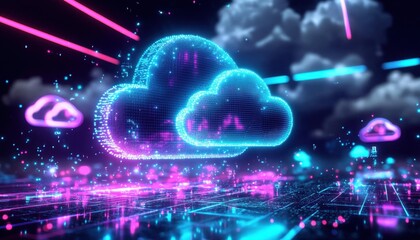 Innovative cloud-based application development showcases developers in action.