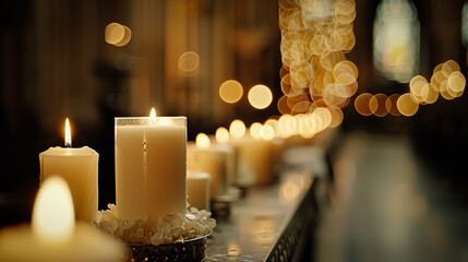 Canvas Print - Candlelight Service image