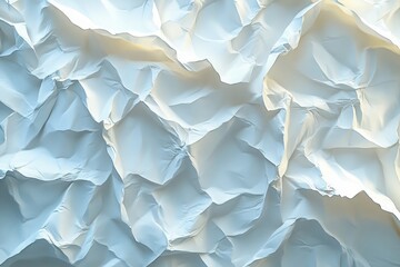 Aufkleber - Crumpled White Paper Texture Background Poster for Urban Art Design