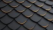 © Sunny_nsk - Elegant Black and Gold Textured Surface Design