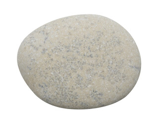 Aufkleber - A pebbles rock with a rough surface Isolated on transparent  white background