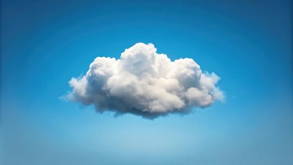 Wall Mural - isolated soft cloud floating in the sky, rendering, cloud, isolated, soft, fluffy, sky, atmosphere, 