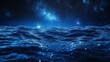 © Oleksandr - Rippling waves shimmer under a starry night sky, creating a serene and magical seascape