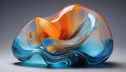 Wall Mural - abstract background with water