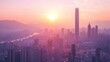 © abrardsgn - Vibrant City Sunrise Panorama