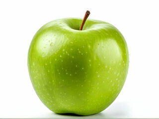 Wall Mural - green apple isolated on white