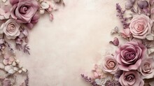 Vintage Rose Antique Frame Art Free Stock Photo - Public Domain Pictures